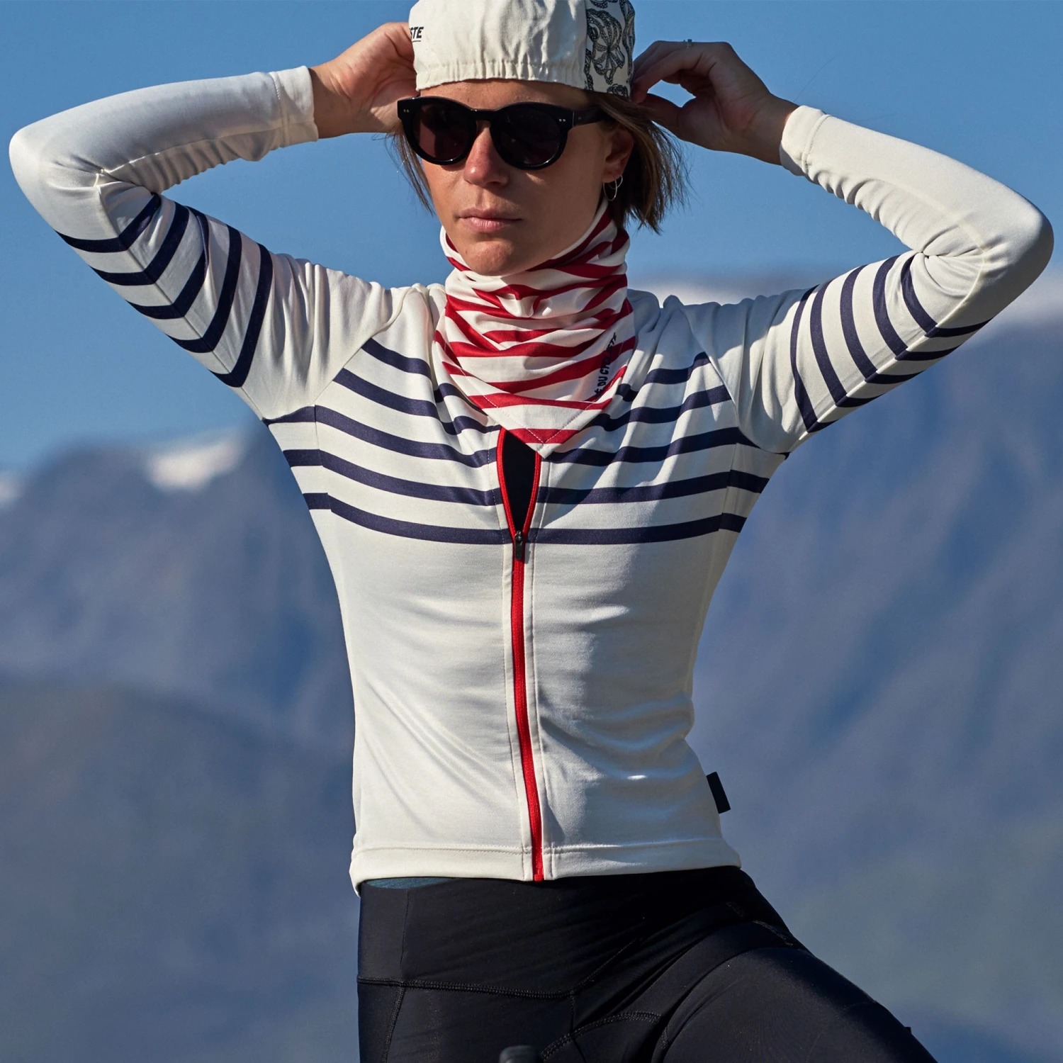 Claudette Merino Womens Long Sleeve Jersey - Image 3