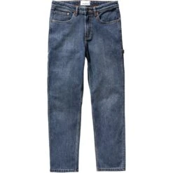 Midweight Denim High Rise Straight Womens Commuter Jeans