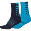Endura Coolmax Stripe Socks (Twin Pack)