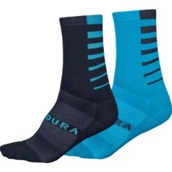 Endura Coolmax Stripe Socks (Twin Pack)