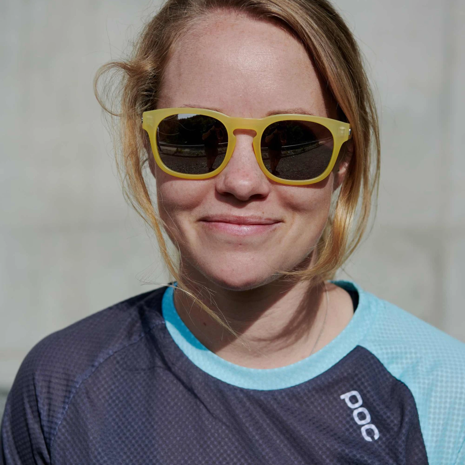 POC Require Sunglasses Aragonite Brown With Spektris Chrome Lens - Image 5